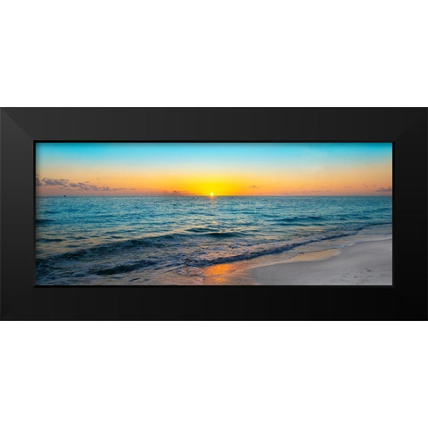 Golden Moment Black Modern Wood Framed Art Print by Reed, Jack