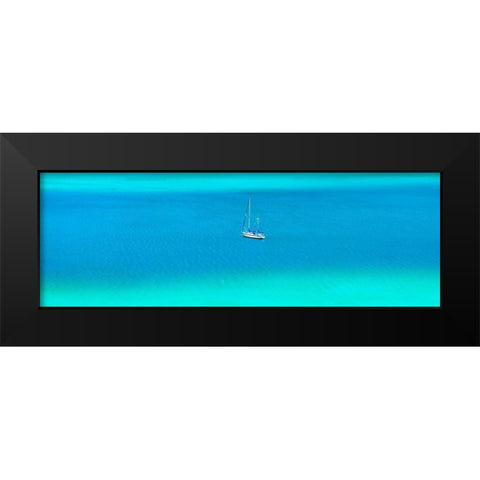 Taking The Day Off Black Modern Wood Framed Art Print by Reed, Jack