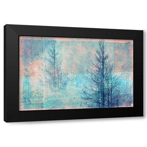Ghostly Winter Black Modern Wood Framed Art Print with Double Matting by Ruest, Liz
