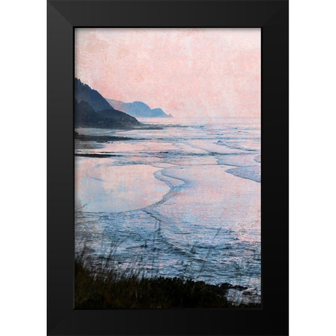 Silver and Shadow Black Modern Wood Framed Art Print by Ruest, Liz