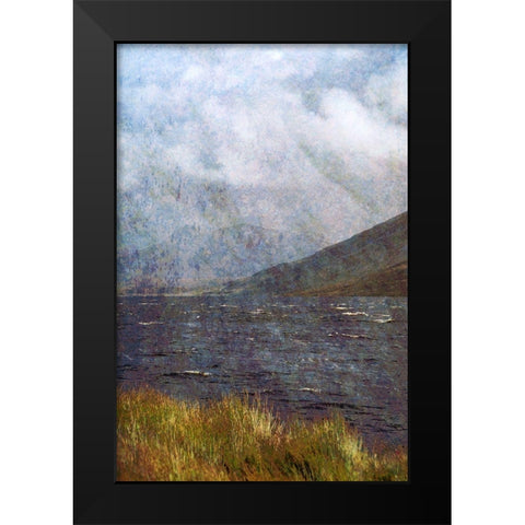 Loch Maree Black Modern Wood Framed Art Print by Ruest, Liz