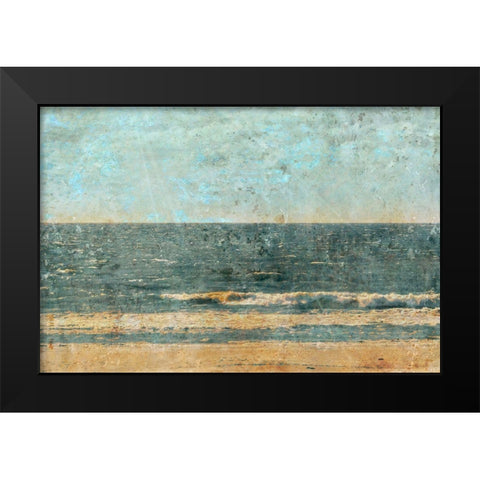 Sonorant Black Modern Wood Framed Art Print by Ruest, Liz