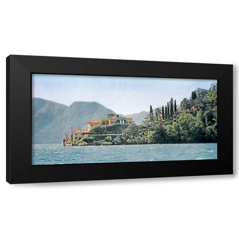 Villa del Balbianello Black Modern Wood Framed Art Print by Ryan, Brooke T.