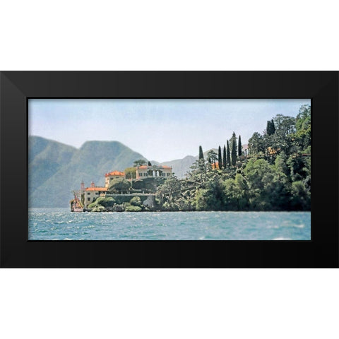 Villa del Balbianello Black Modern Wood Framed Art Print by Ryan, Brooke T.