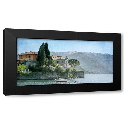 Varenna Vista Black Modern Wood Framed Art Print by Ryan, Brooke T.