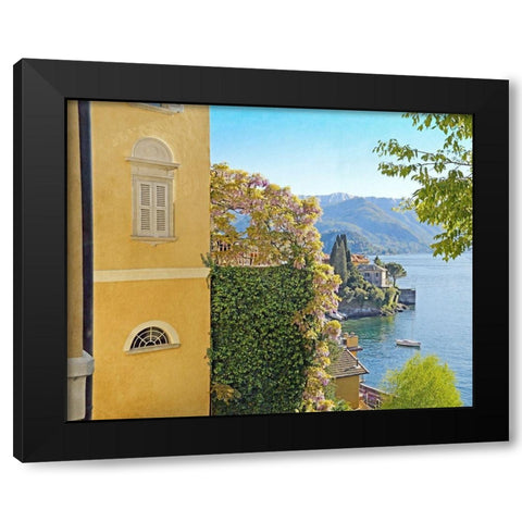 Varenna Vista No. 2 Black Modern Wood Framed Art Print by Ryan, Brooke T.