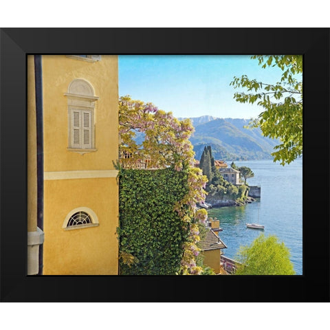 Varenna Vista No. 2 Black Modern Wood Framed Art Print by Ryan, Brooke T.