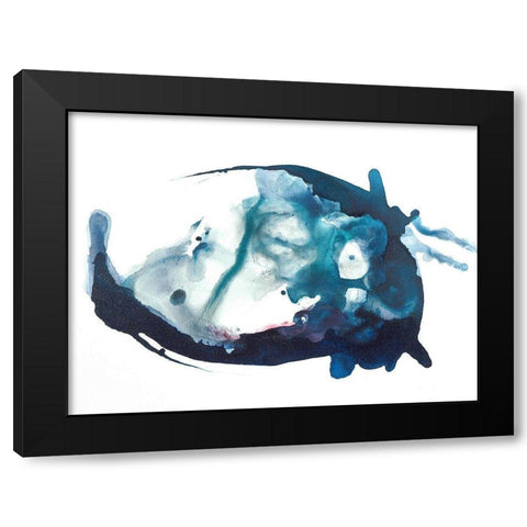 Lagoon Black Modern Wood Framed Art Print by Russell, Valerie