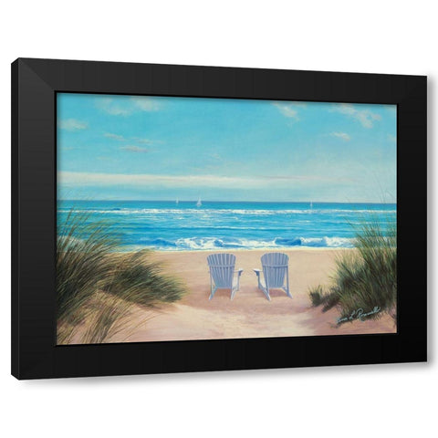 Among Friends II Black Modern Wood Framed Art Print with Double Matting by Romanello, Diane