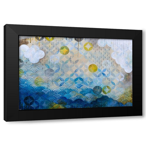 Float Black Modern Wood Framed Art Print by Robinson, Heather Noel