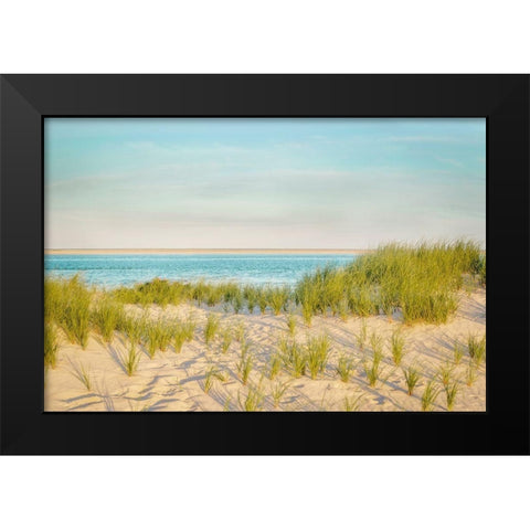Monomoy View Black Modern Wood Framed Art Print by Ryan, Brooke T.