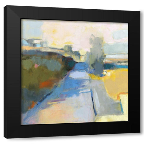Marginal Way Black Modern Wood Framed Art Print by Robbins, Kathleen