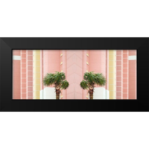 Two Palms Black Modern Wood Framed Art Print by Ryan, Brooke T.