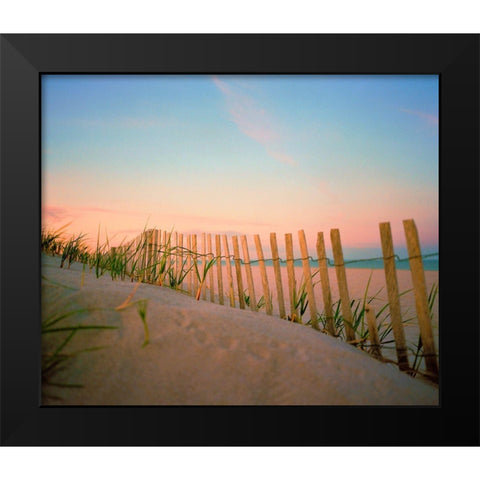 Sunset By The Atlantic Black Modern Wood Framed Art Print by Rapson, Sol