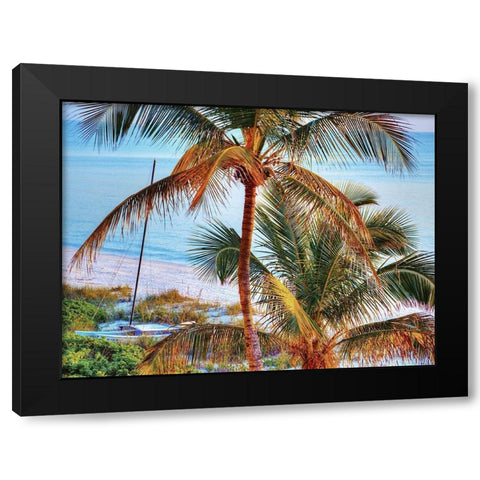 Colors of Florida Black Modern Wood Framed Art Print by Reed, Jack
