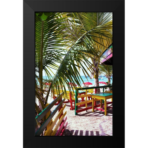 Happy Day Black Modern Wood Framed Art Print by Reed, Jack