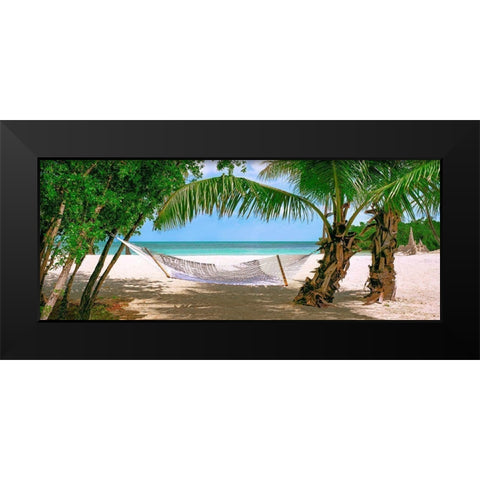 Sand Castle Black Modern Wood Framed Art Print by Reed, Jack