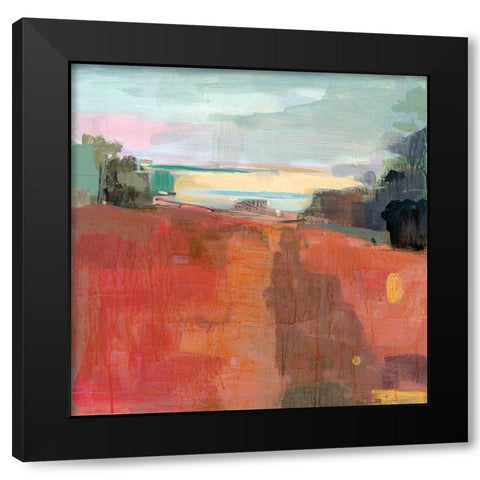 Path To The River Black Modern Wood Framed Art Print by Robbins, Kathleen