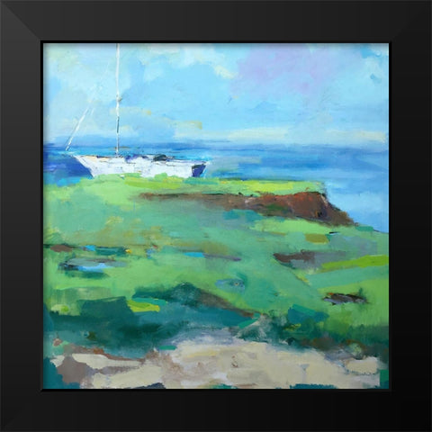 Bluff Black Modern Wood Framed Art Print by Railsback, Page Pearson