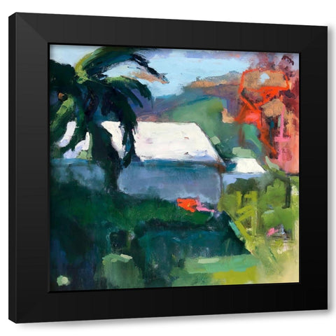 Crazy KW Black Modern Wood Framed Art Print by Railsback, Page Pearson