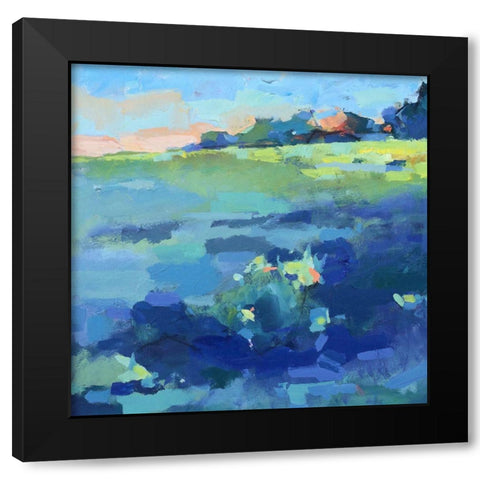 Field Black Modern Wood Framed Art Print by Railsback, Page Pearson