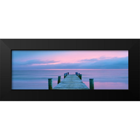 Into Infinity Black Modern Wood Framed Art Print by Reed, Jack