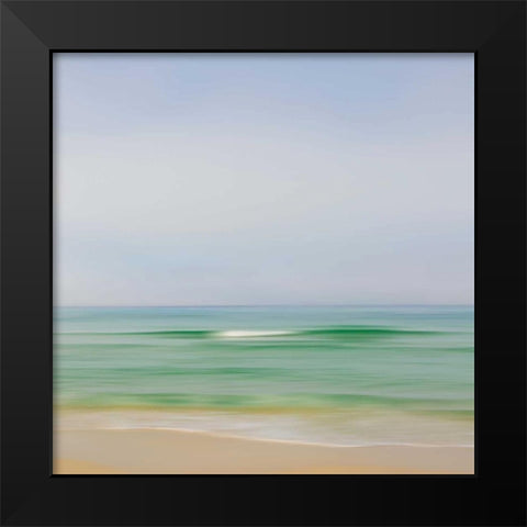 Seacoast 165 Black Modern Wood Framed Art Print by Rowell, David E