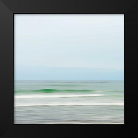 Seacoast 92 Black Modern Wood Framed Art Print by Rowell, David E