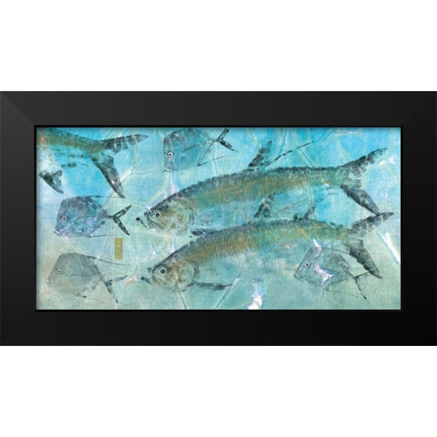 Tarpon Lagoon Black Modern Wood Framed Art Print by Roberts, Jim