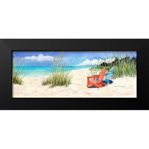 Happiness Isâ€¦ Black Modern Wood Framed Art Print by Reichow, Christine