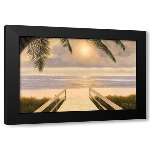 Believe Black Modern Wood Framed Art Print with Double Matting by Romanello, Diane