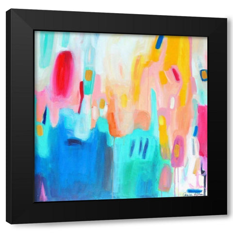 Airport Road Black Modern Wood Framed Art Print with Double Matting by Rahim, Amira