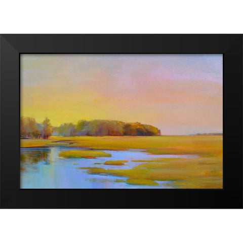 Summer Marsh 2 Black Modern Wood Framed Art Print by Ready, Holly