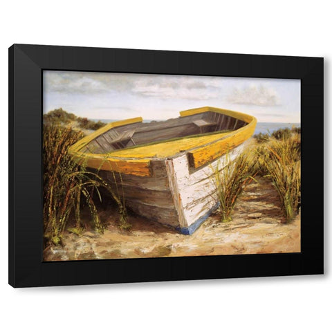 Vineyard Launch Black Modern Wood Framed Art Print with Double Matting by Soderlund, Karl
