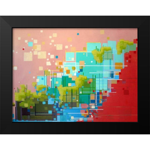 Sunrise Black Modern Wood Framed Art Print by Shannon, Carol Joy
