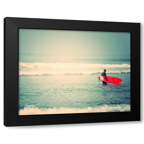 Liquid Courage Black Modern Wood Framed Art Print with Double Matting by Soffia, Myan