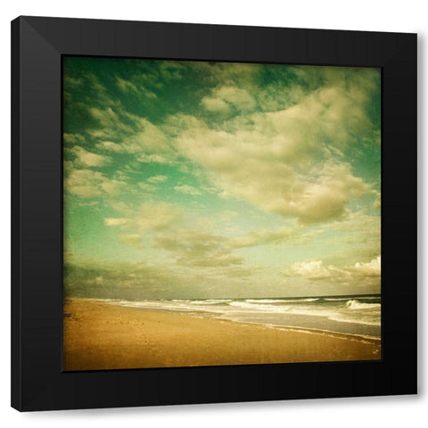 Letting Go of Time Black Modern Wood Framed Art Print by Suchocki, Irene