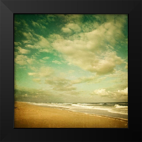 Letting Go of Time Black Modern Wood Framed Art Print by Suchocki, Irene