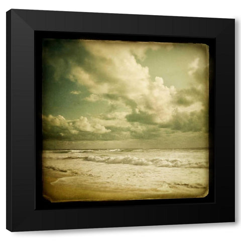 The Waves Black Modern Wood Framed Art Print by Suchocki, Irene