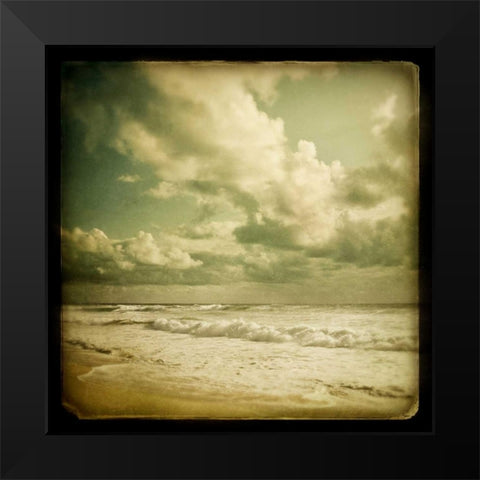 The Waves Black Modern Wood Framed Art Print by Suchocki, Irene