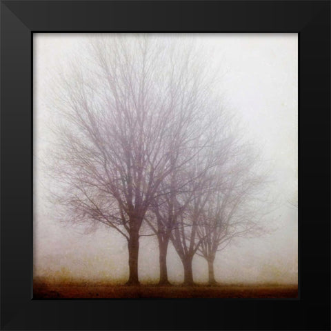 Standing Still Black Modern Wood Framed Art Print by Suchocki, Irene