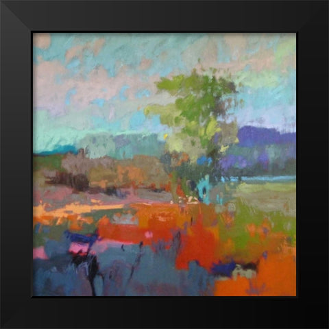 Colorfield XII Black Modern Wood Framed Art Print by Schmidt, Jane