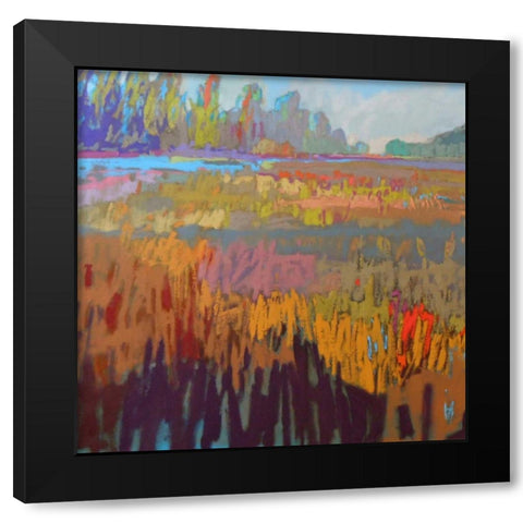 Colorfield XXII Black Modern Wood Framed Art Print by Schmidt, Jane