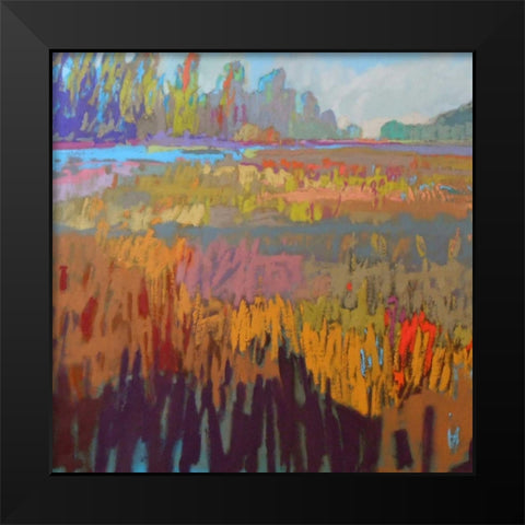 Colorfield XXII Black Modern Wood Framed Art Print by Schmidt, Jane