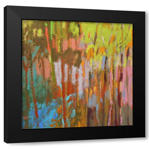 Trees Two Black Modern Wood Framed Art Print with Double Matting by Schmidt, Jane