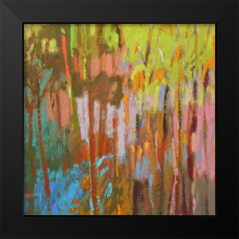 Trees Two Black Modern Wood Framed Art Print by Schmidt, Jane