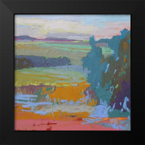 View I Black Modern Wood Framed Art Print by Schmidt, Jane