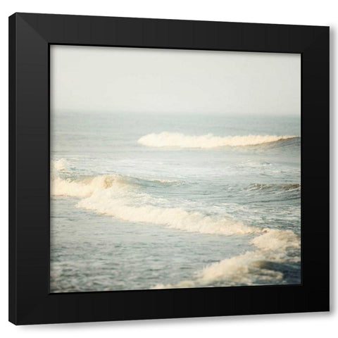 The Sound of Waves Black Modern Wood Framed Art Print with Double Matting by Suchocki, Irene