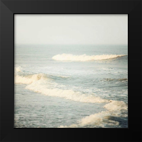 The Sound of Waves Black Modern Wood Framed Art Print by Suchocki, Irene