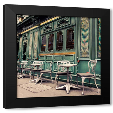 The Art of Dining Black Modern Wood Framed Art Print by Suchocki, Irene